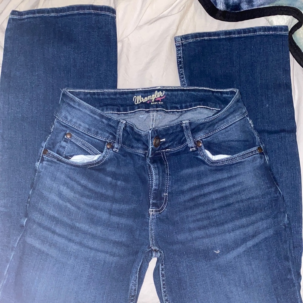 size 9 x 30 womens wrangler boot cut jeans
